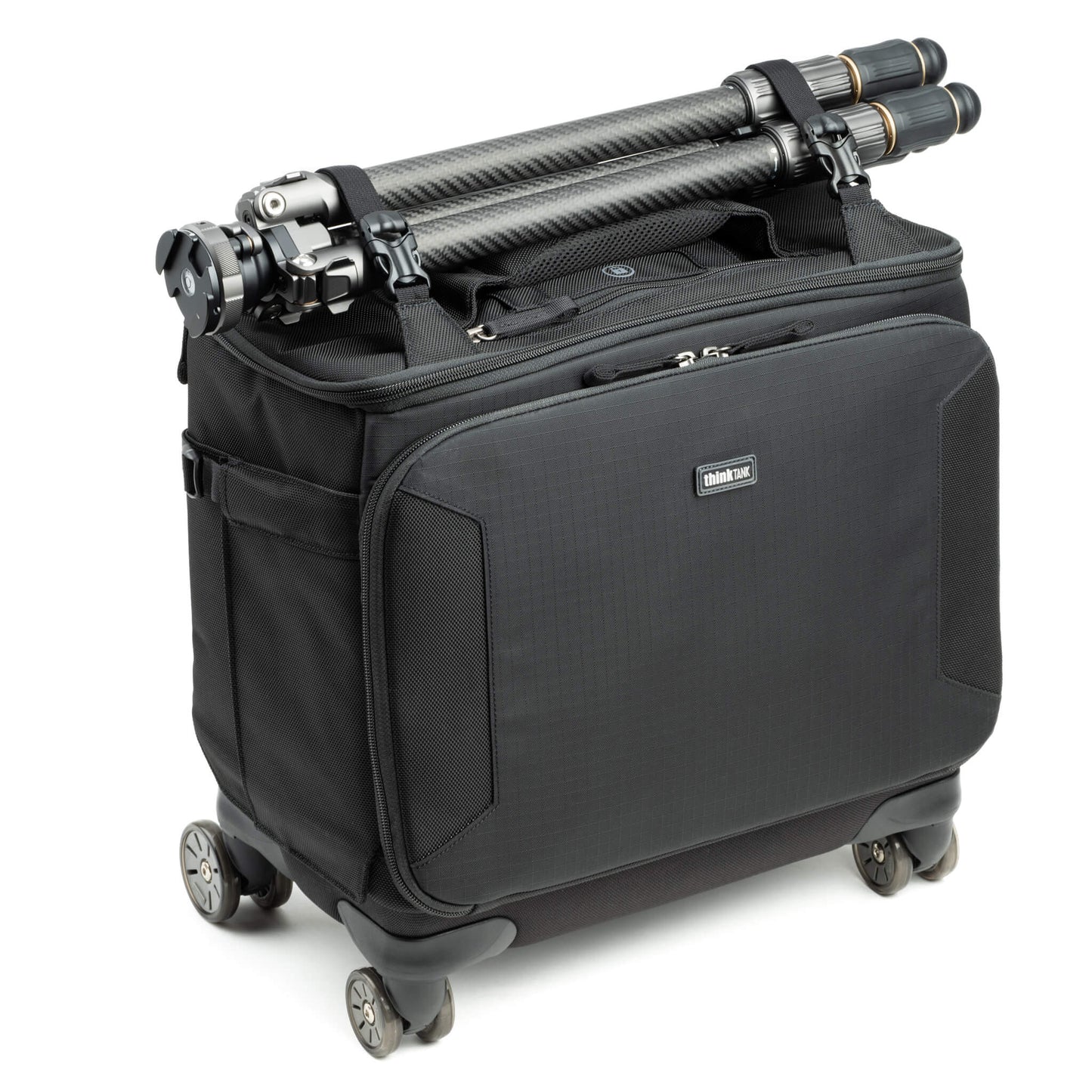 
                  
                    Horizontal tripod mount on top lid
                  
                