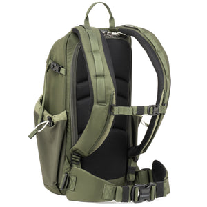 Airmesh-covered lumbar support and rear panel for all-day comfort