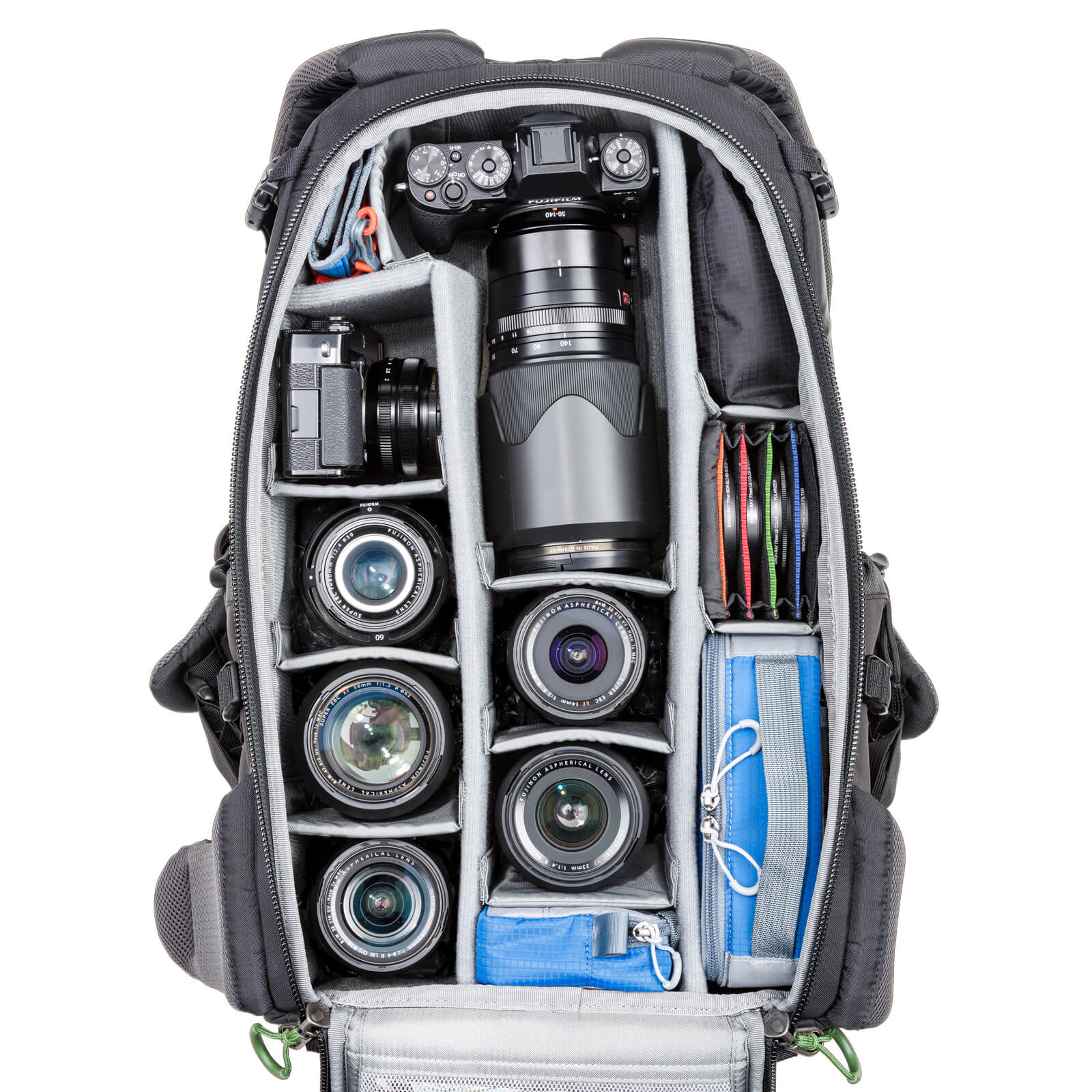 BackLight 26L Fuji mirrorless gear layout